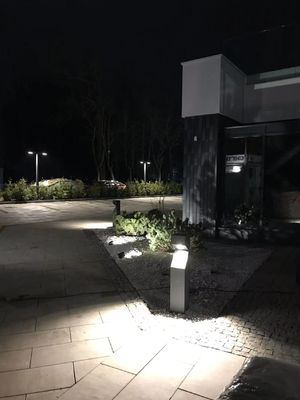 High Efficiency COB LED Bollard Lights , Outdoor Aluminum Lawn Pathway Lights