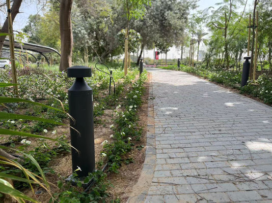 Aluminum Die Casting Exterior Bollard Lights For Courtyard Garden
