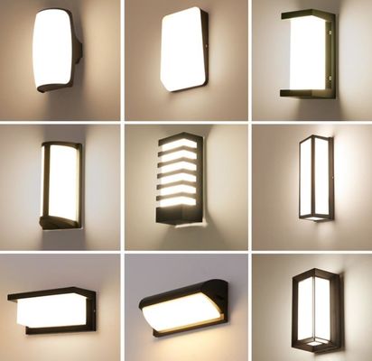 3000K Modern Outdoor Wall Sconce , Up Down Wall Lamp Waterproof Solar Charging