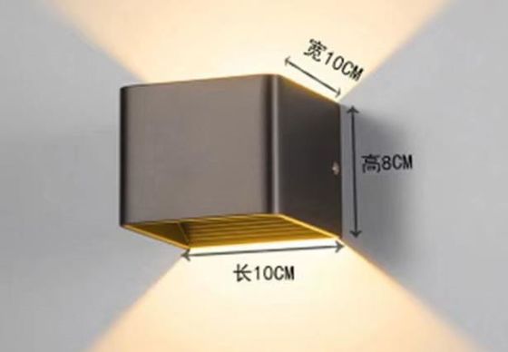 220V Outdoor LED Wall Mounted Lights , Waterproof Up And Down Lights Solar Charging