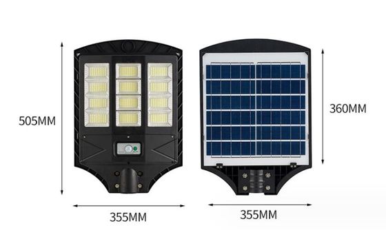 100w Outdoor Street Lighting , LED Solar Motion Sensor Light Ip65 Water Resistant