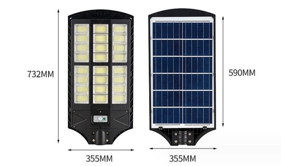 100w Outdoor Street Lighting , LED Solar Motion Sensor Light Ip65 Water Resistant