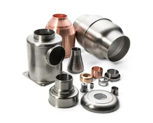 Seamless Welding Metal Spinning Parts Custom Sheet Metal For Light Spare Parts