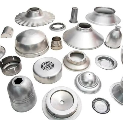 Seamless Welding Metal Spinning Parts Custom Sheet Metal For Light Spare Parts