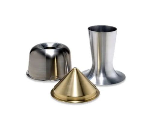 Stainless Steel LED Lights Accessories Deep Drawing Custom Metal Spinning OEM