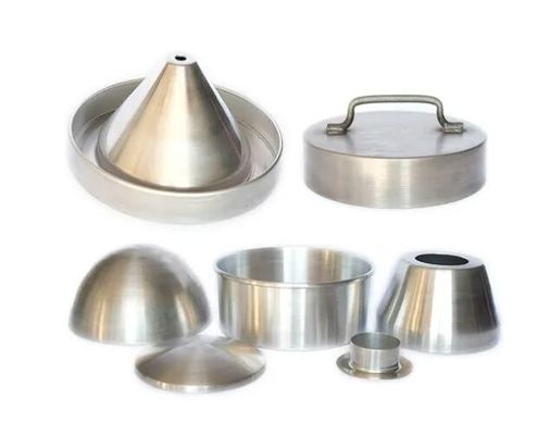 Stainless Steel LED Lights Accessories Deep Drawing Custom Metal Spinning OEM