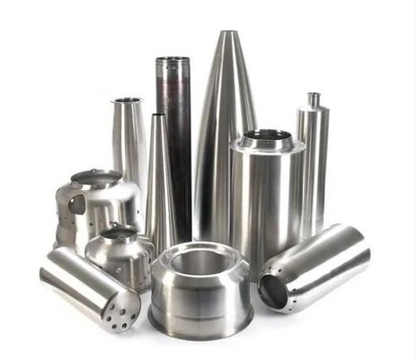 Slippery Cone Metal Spinning Parts Micro Machining Electroplating